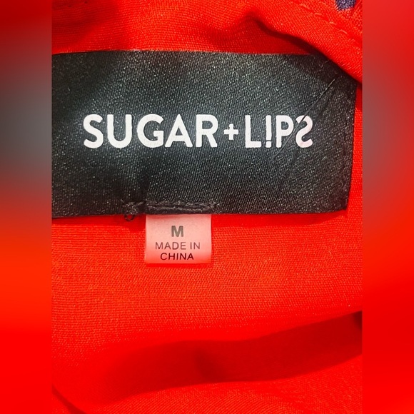 SUGAR-LIPS Mira Mar Floral Balloon Sleeve Dress M style number STD12970A - Picture 8 of 15